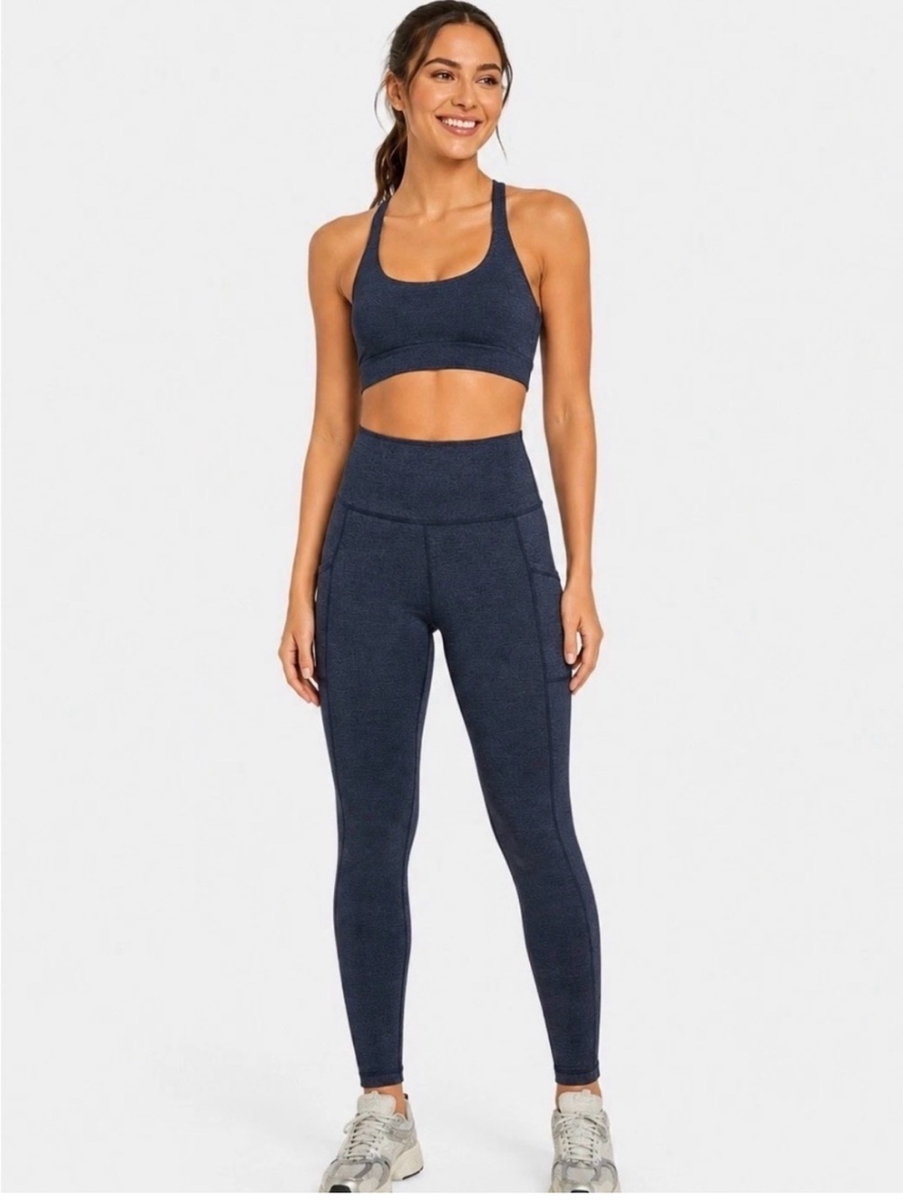 aerie Navy High-Waist Leggings